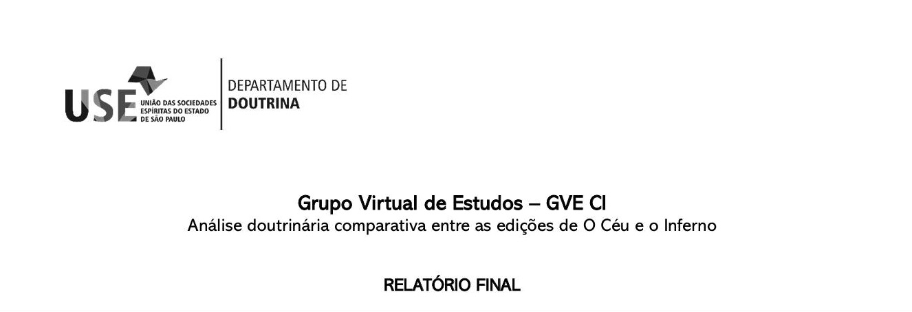 Análise doutrinária comparativa entre as edições de O Céu e o Inferno ocei 2021
