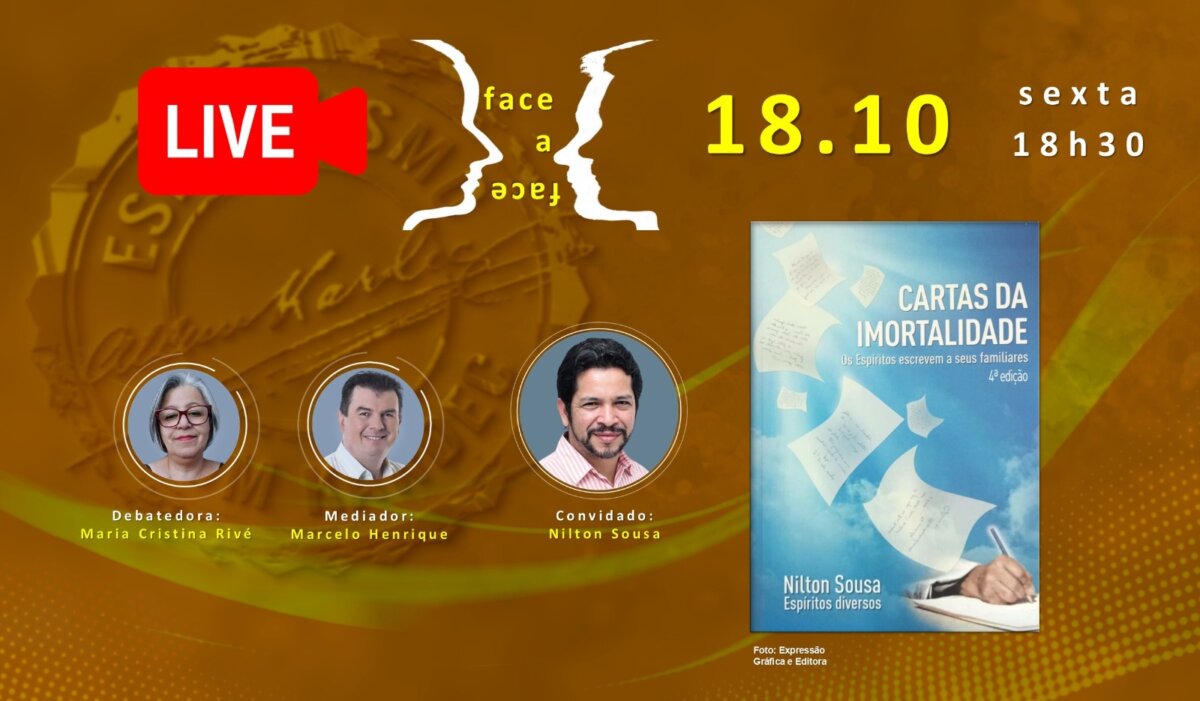 SEXTA-FEIRA, 18.10.2024 - 18H30 - LIVE ECK  "Cartas da Imortalidade"